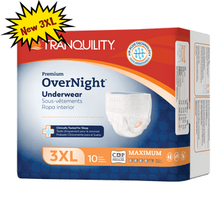 Tranquility Premium Overnight Underwear, 3XL