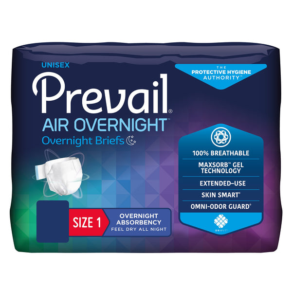 Prevail Air Overnight Adult Diapers (Tabbed Briefs)