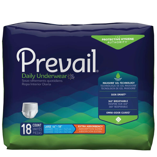 Prevail Protective Underwear (Pullups) Extra, Adult Diapers, Incontinence