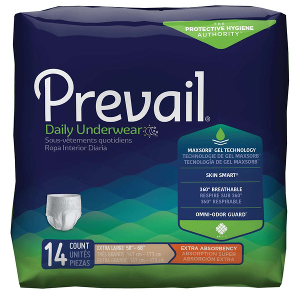 Prevail Protective Underwear (Pullups) Extra, Adult Diapers, Incontinence