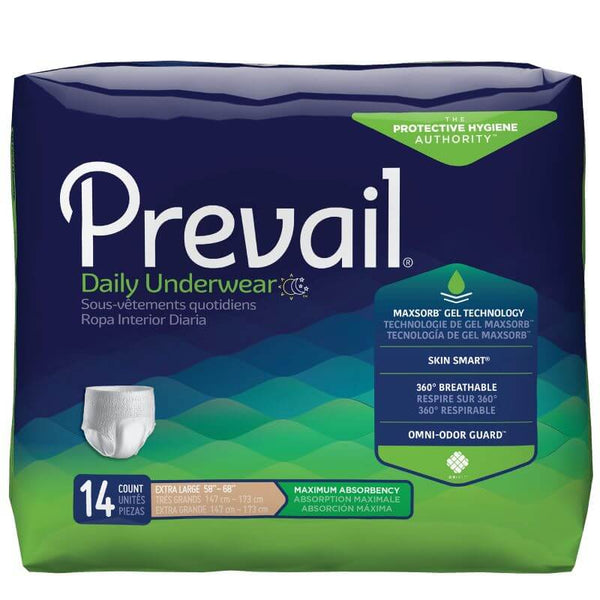 Prevail Underwear Maximum Absorbency (Pullups), Adult Diapers, Incontinence