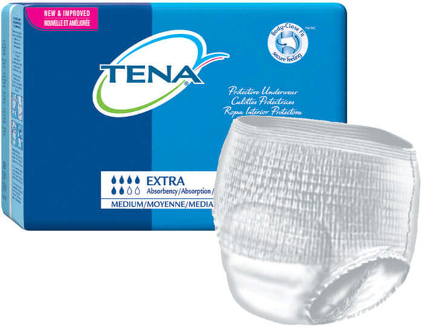 Tena Protective Underwear (Pullups), Extra Absorbency, Adult Diapers, Incontinence