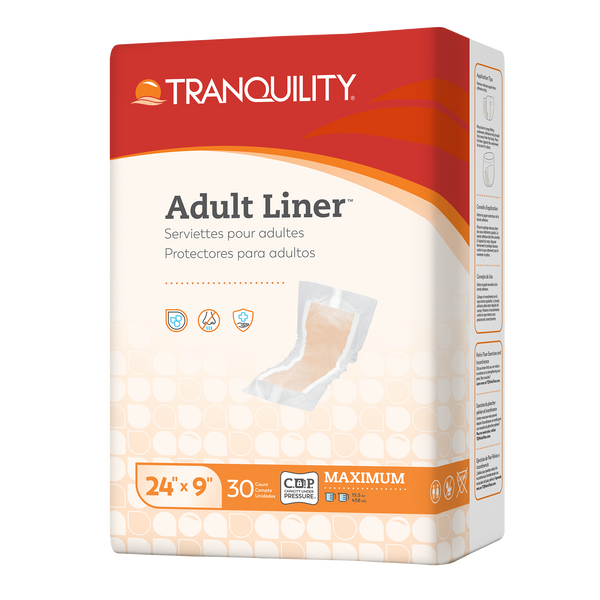 Tranquility Adult Liners, 120 per case
