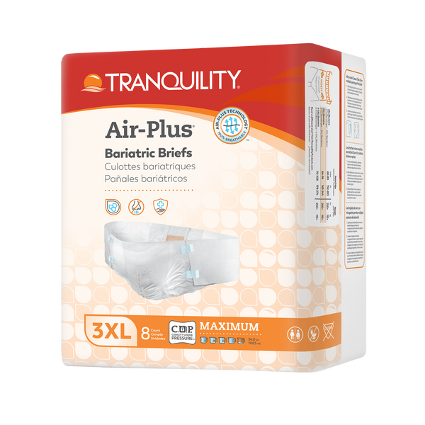 Tranquility Bariatric Adult Diapers, 3XL, 32 per case