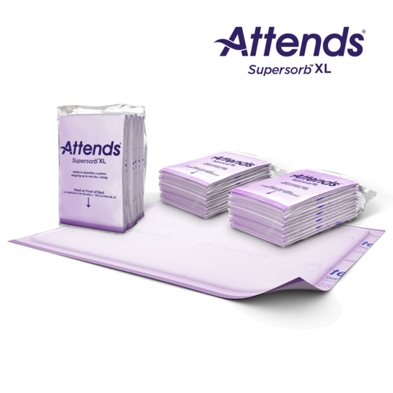 Attends Supersorb XL Bariatric Underpads, 36" x 51"