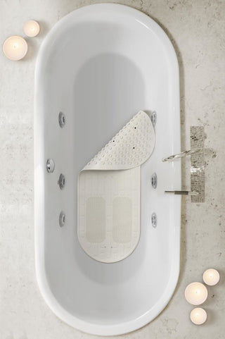  Martha Stewart MDSMOMMATGMS Bath Mat with Microban Anti-Mold,  Slip-Resistant, Mildew Resistant for Tub/Shower/Bathtub/Bathroom : Home &  Kitchen