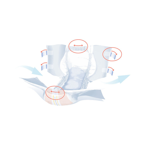 Seni Super Plus Adult Diapers (Tab Style Briefs)