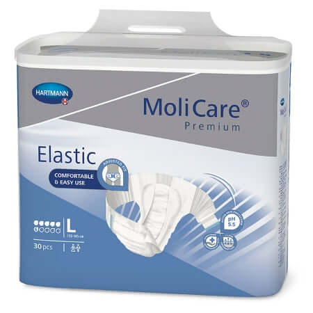 Molicare Premium Elastic 6D Adult Diapers, Incontinence
