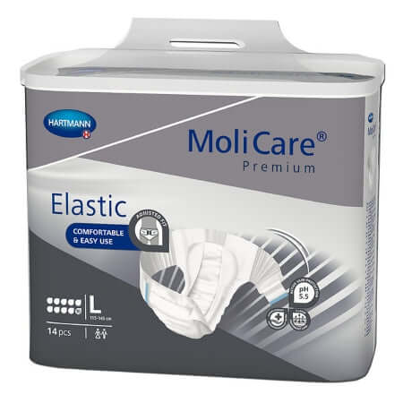 Molicare Premium Elastic 10D Adult Diapers, Incontinence