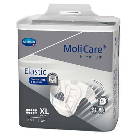 Molicare Premium Elastic 10D Adult Diapers, Incontinence