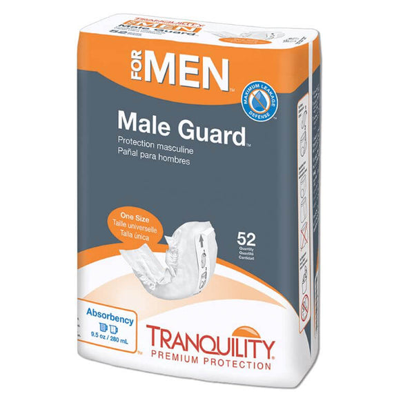 Tranquility Male Guard, Adult diapers, Incontinence
