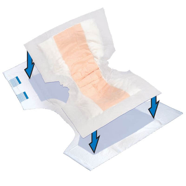 TopLiner Contour Booster Pads, Adult diapers, Incontinence