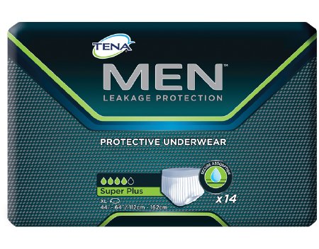 Tena Super Plus Protective Underwear (Pullups) for Men, Adult Diapers, Incontinence