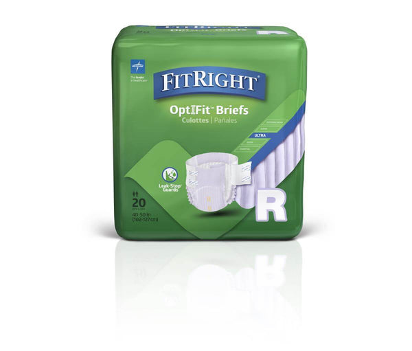 FitRight Ultra OptiFit Adult Diapers, Regular
