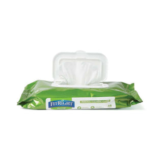 FitRight Aloe Personal Cleansing Wipes, Scented, Adult Diapers, Incontinence