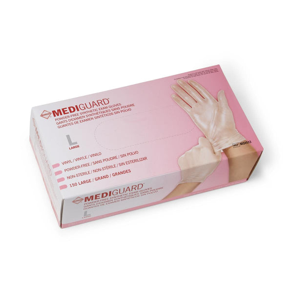 MediGuard Synthetic Vinyl Gloves, :arge