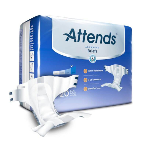 Attends Advanced Adult Diapers, Regular for Incontinence Care
