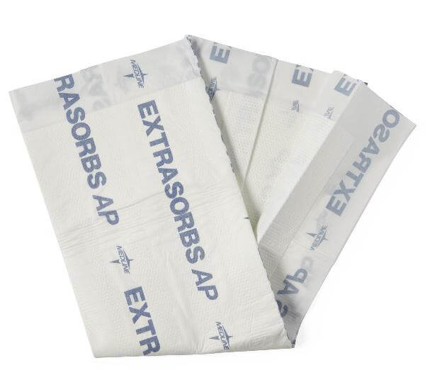 Extrasorbs Air-Permeable DryPads, Adult Diapers, Incontinence