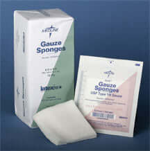 Medline Nonsterile 12 ply Gauze Sponges, Adult Diapers, Incontinence