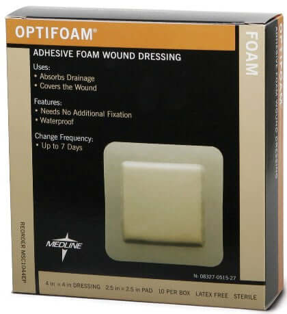 Optifoam Adhesive Dressing, Adult Diapers, Incontinence
