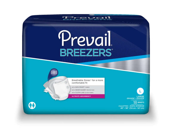 Prevail Breezers Adult Diapers, Incontinence