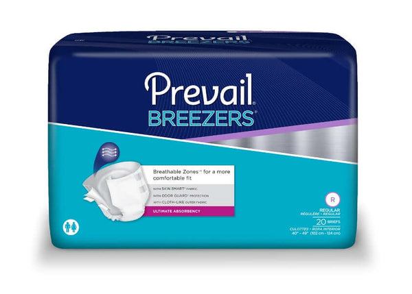 Prevail Breezers Adult Diapers, Incontinence