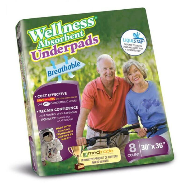 Wellness Absorbent Underpads, Adult diapers, Incontinence